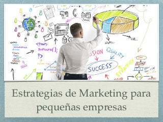 Estrategias de Marketing para
pequeñas empresas
 