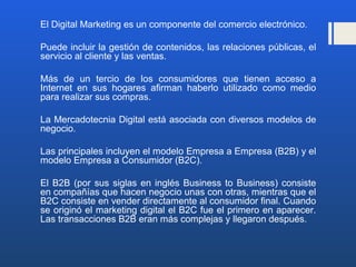 Estrategias de mercadotecnia digital | PPT
