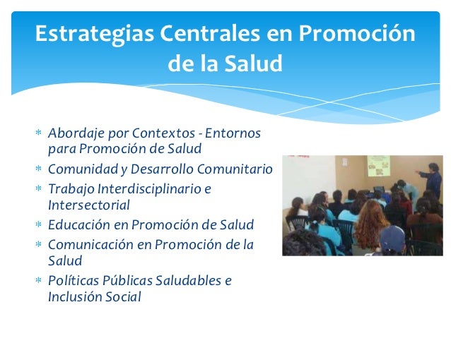 Estrategias de promoción de la salud y su importancia