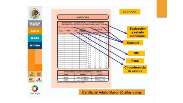Cartilla de salud Adulto Mayor