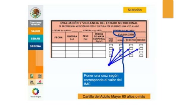 Cartilla de salud Adulto Mayor