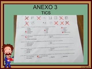 ANEXO 3
TICS
 