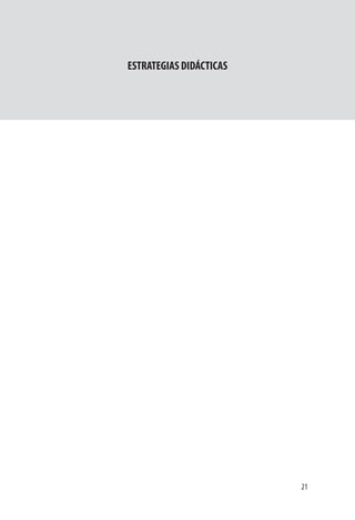 21
ESTRATEGIAS DIDÁCTICAS
 