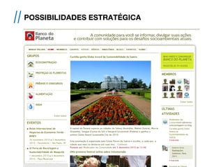 // POSSIBILIDADES ESTRATÉGICA
 