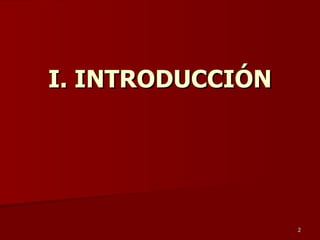 I. INTRODUCCIÓN 