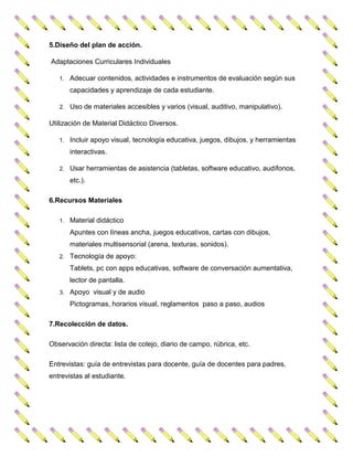 Estrategias efectivas para la inclusión de estudiantes con necesidades ...