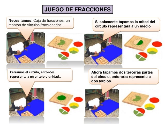 juegos con el metodo montessori