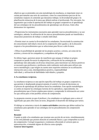 Estrategias metacognitivas en el aula | PDF