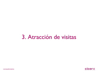 3. Atracción de visitas 