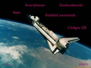 Smartphones Geolocalización Realidad aumentada Códigos QR Apps 