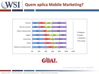 Quem aplica Mobile Marketing?




                                                                                        ...