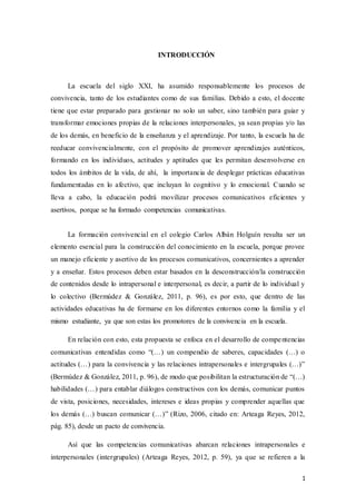 Estrategia pacto de convivencia ciclo
