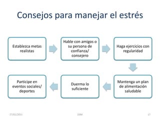 Consejos para manejar el estrés17DSM    27/01/2011
