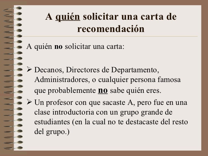 Estrategias para Solicitar cartas de Recomendación y 