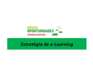 Estratégia de e-Learning 