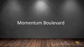Momentum	
  Boulevard	
  
 