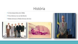 História
 13 de dezembro de 1966;
 Frio intenso no sul do Brasil;
 Mato Grosso e Mato Grosso do Sul.
 