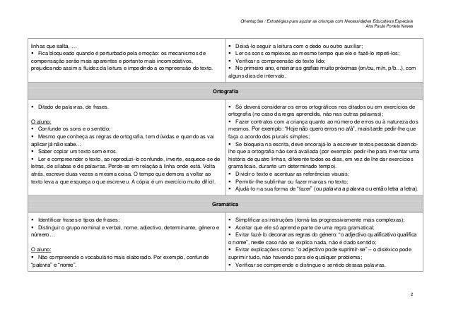 Relatorio de alunos com necessidades especiais