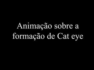 Animação sobre a
formação de Cat eye
 