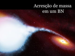 Acresção de massa
em um BN
 