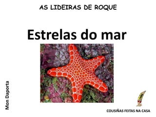 Estrelas do mar
AS LIDEIRAS DE ROQUE
COUSIÑAS FEITAS NA CASA
MonDaporta
 