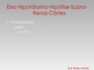 Androgênios GnRH LH e FSH Acd. Myckon Duarte 