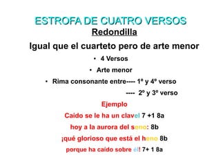 Estrofas para 1º ESO | ODP