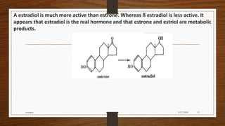 Estrogen and its synthesis