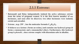 Estrogen and its synthesis