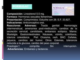 Estrogenos, gestagenos, anticonceptivos hormonales | PPTX