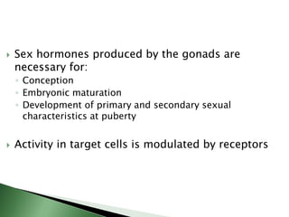 Estrogens and androgens - Pharmacology | PDF