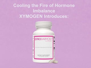 Cooling the Fire of Hormone
Imbalance
XYMOGEN Introduces:

 