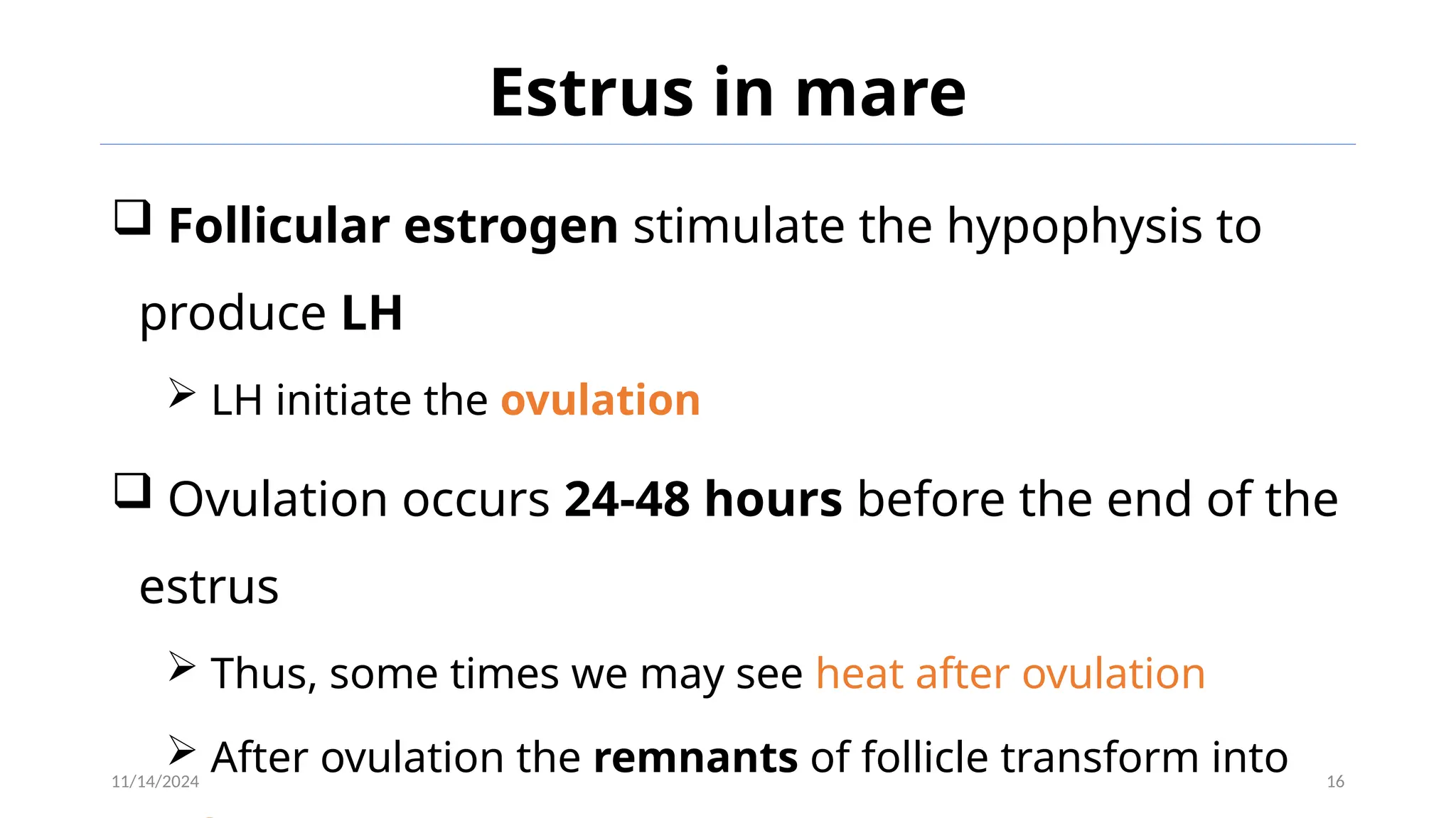 Polyesterous Estrus cycle in mare and its different phases.pptx
