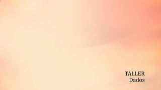TALLER
Dados
 