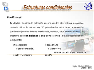 Estructuras condicionales | PPT