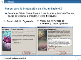 Tutorial de Visual Basic 6.0 | PPT