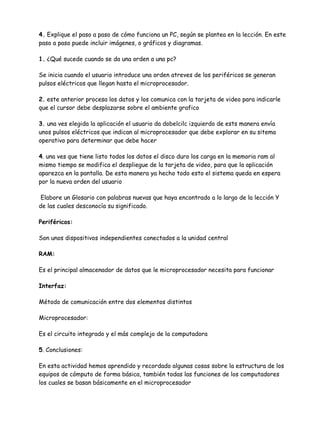 Estructuara del equipo de computo