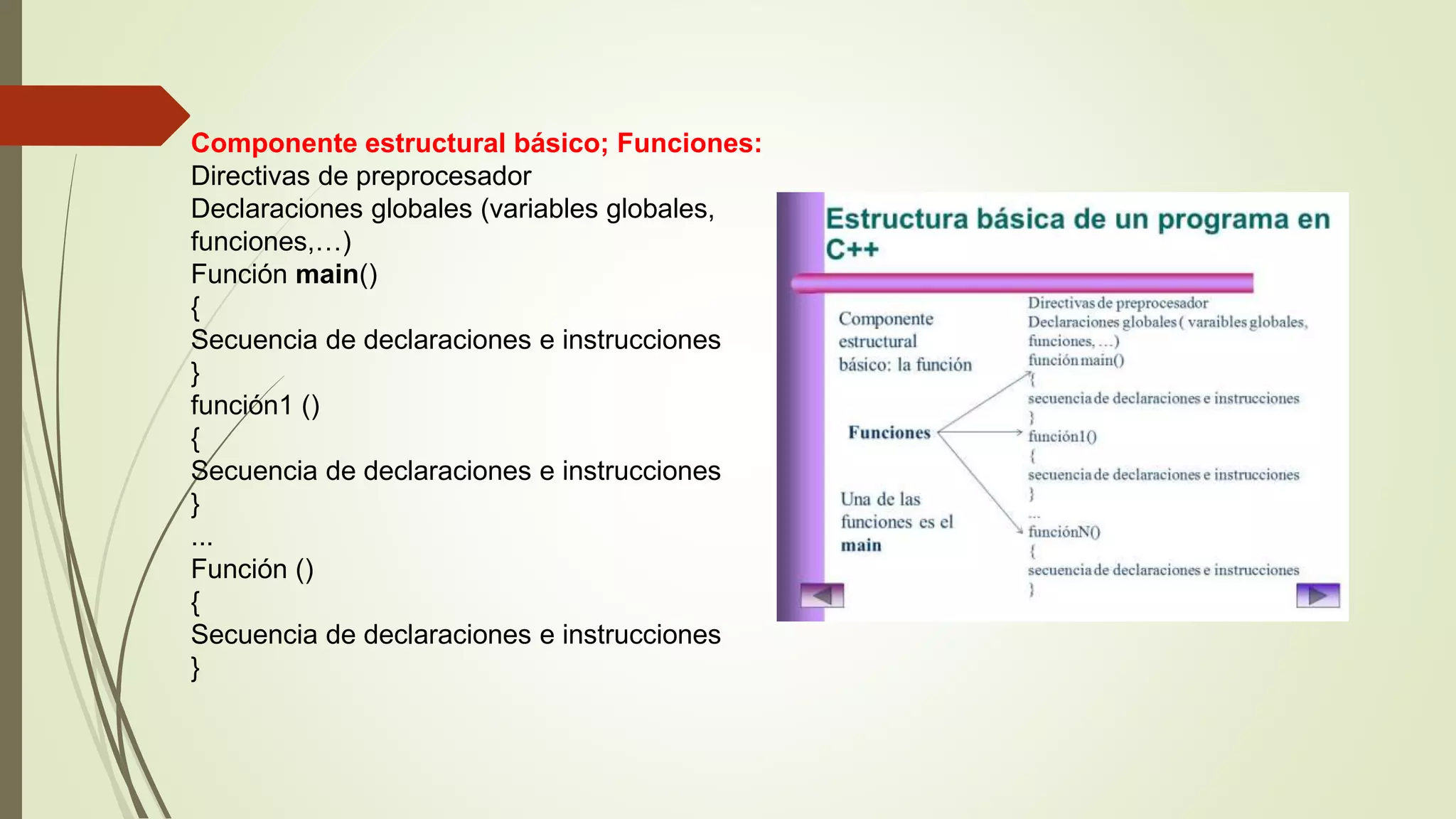 ESTRUCTURA BÁSICA PARA C++ | PPTX