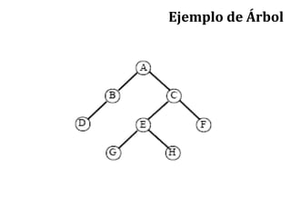 Ejemplo de Árbol
 