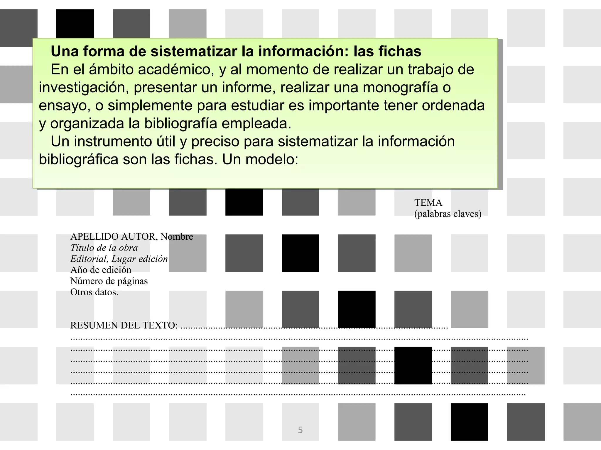 Texto Modelo Estructura de los textos académicos | PPT