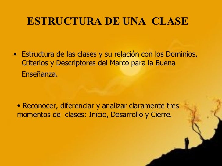 ESTRUCTURA DE UNA CLASE