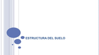 ESTRUCTURA DEL SUELO
 