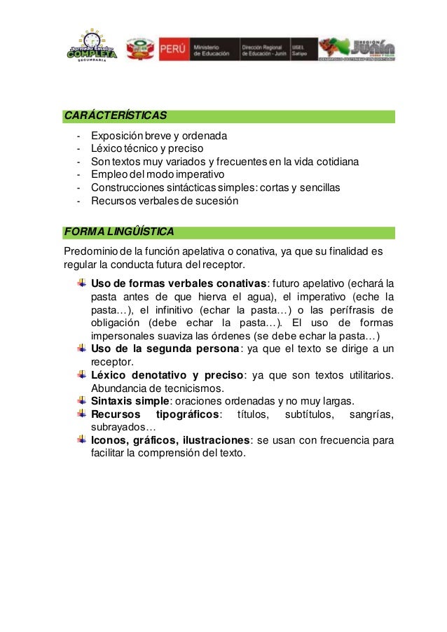 Cual Es La Estructura De Un Instructivo Varias Estructuras