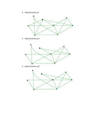 4. Seleccionamos a4
5. Seleccionamos a11
6. Seleccionamos a12
 