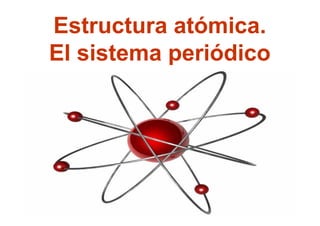 Estructura atómica.
El sistema periódico
 