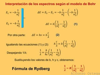 Estructura atómica. 2º Bachillerato. Química | PDF