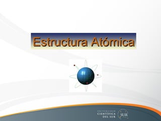 Estructura AtómicaEstructura AtómicaEstructura AtómicaEstructura Atómica
 
