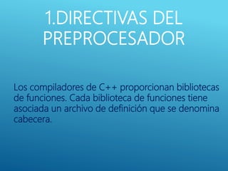 ESTRUCTURA BASICA PARA C++ | PPTX