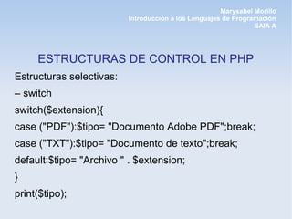 Estructura Básica de PHP | PPT