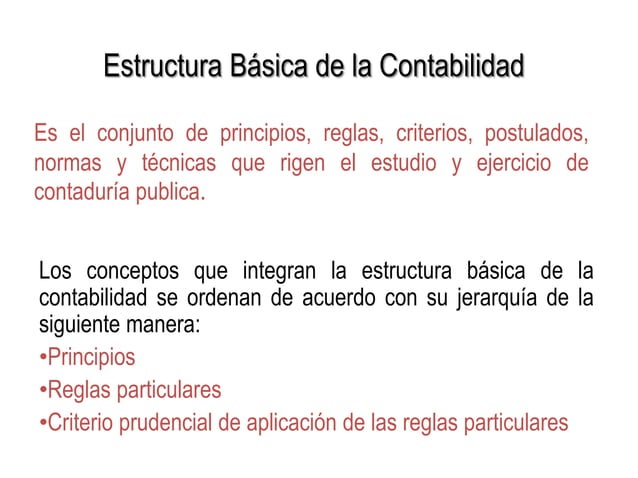 Estructura Básica Contabilidad | PPT